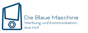 Logo Blaue Maschine Hof